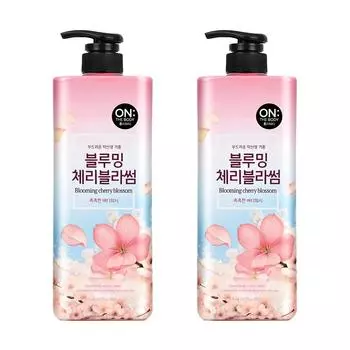 On the Body Cherry Blossom Body Wash Flower Scent, 900g, 2 units