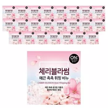 On the Body Flower Cherry Blossom Whipping Soap, 90g, 24 pieces