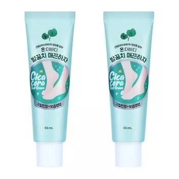 On the Body Heel Smooth Foot Cream, 1 pack, 2 pieces, 55ml