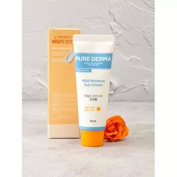 ON THE BODY Pure Derma Мягкий увлажняющий солнцезащитный крем 50 мл