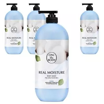On the Body Real Moisture Warm Cotton Body Wash, 900g, 4 units
