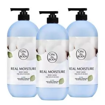 On the Body Real Moisture Warm Cotton Body Wash, 900g, 3 units
