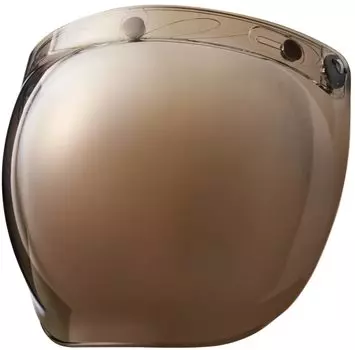 on the Bubble shield jet motorcycle universal EXTRA Shield Bubble REVO Shield Bubble brown [Gentle rider s eyes] helmet, retractable, helmet, shield,