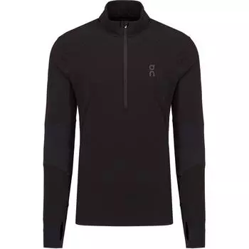 On Trail Breaker Elastic DWR PFC Pullover Comfortable Half-Zip Lg Sleeve Sweatshirt Men sweatshirt Black 13300705 S