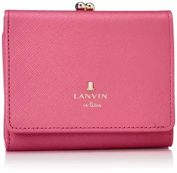 on Trifold Wallet Luxembourg Berry Pink [Lanvin Bleu] Women s