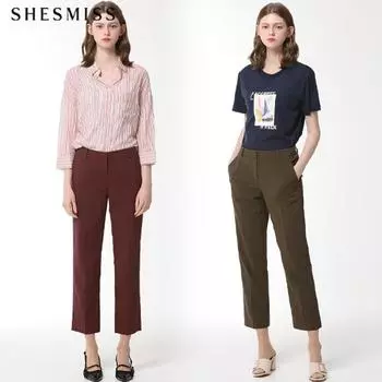 Она мисс Cool Touch свободный крой однотонные брюки Wines (WI)/55