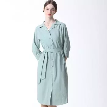 Она мисс пояс 3 4 рубашка платье Mint (MI)/66