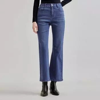 Она мисс широкие потертые джинсовые брюки SSmSln42090 Blue/55