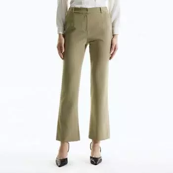 Она пропускает брюки Boot Cut со скрытыми пуговицами SwwSln32030 beige/44