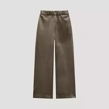 Она пропускает вельветовые брюки с отделкой полосами SwwSlo42880