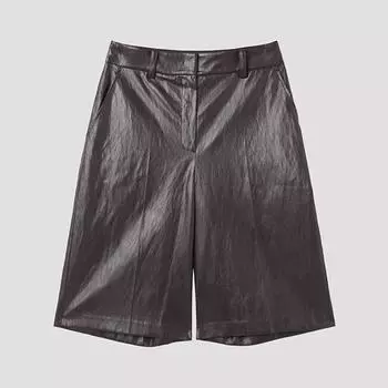 Она S miКожаные брюки-бермудыS SwwSlp11080 Dw dark brown/55