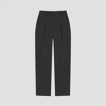 Она S Miss Back Banding One Tuck Slim брюки SwwSlo42120 Mg MELANGE GRAY/55