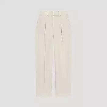 Она S Miss Back Banding One Tuck Slim брюки SwwSlo42120 Cr creamy/55