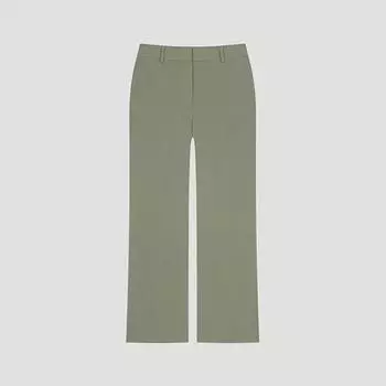 Она S Miss Back Banding Прямые брюки SwwSlo22020 Br Braun/55