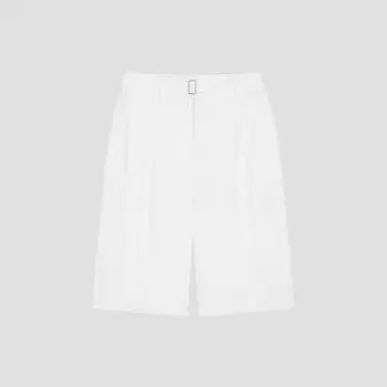 Она S Miss Belted One Tuck Half Pants SwwSpo22020 Ow off-white/44