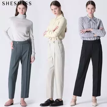 Она S Miss Belted One Tuck Slim PantS DARK GREEN (DE)/55