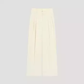 Она S Miss Belted Pin Tuck Широкие брюки SwwSlo21080 Cr creamy/55