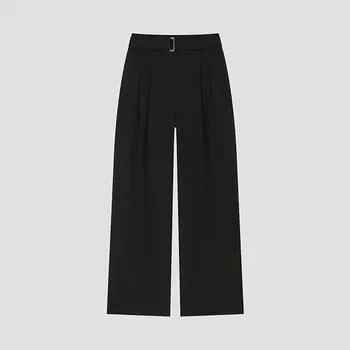Она S Miss Belted Two Tuck Wide PantS SwwSlo22190 Bk blacks/55