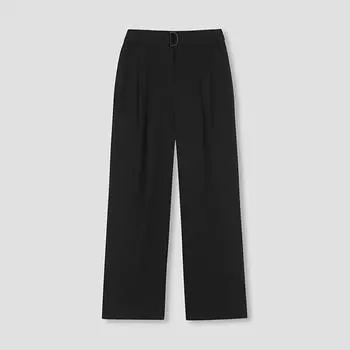 Она S Miss Belted Wide Pants SwwSln31030 Bk blacks/55