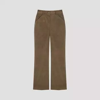 Она S Miss Corduroy Bootcut брюки SwwSlo42900 Br Braun/55