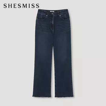 Она S Miss Frayed Bootcut Denim Pants SSmSln32040 Dn DARK NAVY/55
