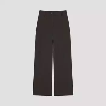 Она S Miss Минимальная задняя полоса Широкие брюки SwwSlo22520 Br Braun/55