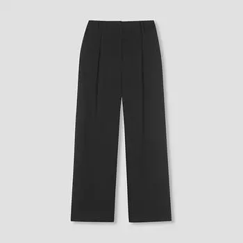 Она S Miss One Tuck Back Banding Wide PantS SwwSlo11050 Bk blacks/55