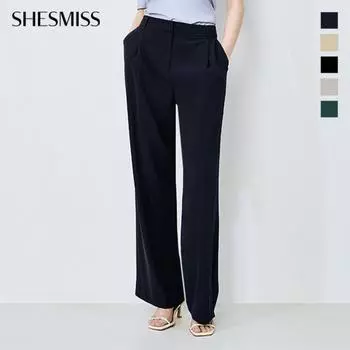 Она S miss One Tuck Прямые брюки SwSSlo21010 Till Green/44