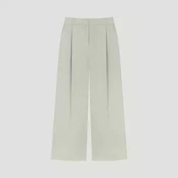 Она S miss One Tuck Straight Set Up брюки SwSSlo21010 Gb gray beige/44