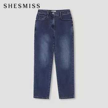 Она S Miss Полумешковатые Джинсовые брюки SSmSln42040 Dl dark blue/44