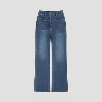 Она S Miss Полуприталенные джинсовые брюки SSmSlo42070 blacks/44