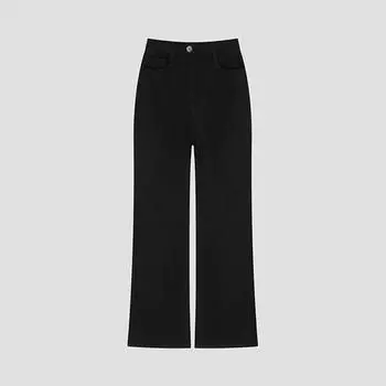 Она S Miss Semi Bootcut джинсовые брюки SSSmSlo42070 Bk blacks/44