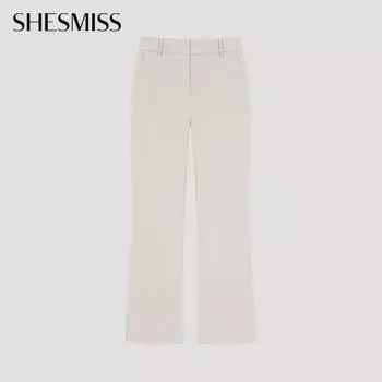 Она S miss Slim Semi Bootcut брюки SwwSlo12060 Gb gray beige/55