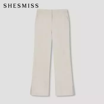 Она S Miss Slit шлифованные брюки SwwSln41210 Cr creamy/55