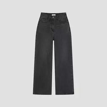 Она S Miss Straight Crop Denim Pants SSmSlo32060 DG dark gray/44