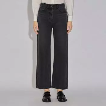 Она S Miss Straight Crop Denim Pants SSmSlo32060 dark gray/44