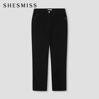 Она S Miss Straight Denim брюки SSmSln42010 Bk blacks/55