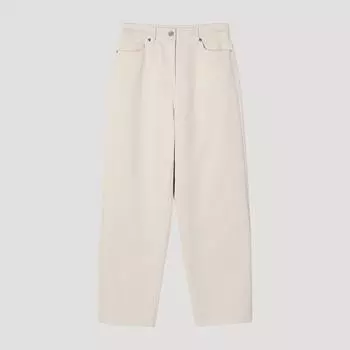 [Она S MiSS] Зауженные джинсовые брюки SwwSlp12150 Cr creamy/55