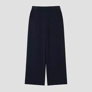 [Она S пропустила] Скрытая окантовка Широкие брюки SwwSlp22250 Dn DARK NAVY/55