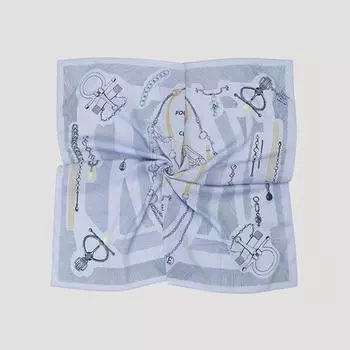 Она S Скретч-Квадратный Шарф SSaSfn32010 Bl Blue/00