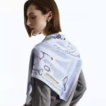 Она S Скретч-Квадратный Шарф SSaSfn32010 light pink/00