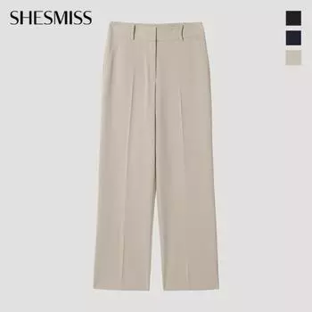 Она скучает по базовым прямым брюкам SwwSlp12020 blacks/55