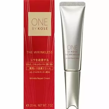 ONE BY KOSE ONE BY KOSE The Linkless Wrinkle Improving Colorless Single Item 20g [Квази-лекарство] [Лечебный крем] (х 1)