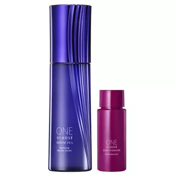 ONE BY KOSE Serum Veil Medicated Introducing Serum Большой набор 120 мл Высокоувлажняющий лосьон для ухода за кожей лица 6 Worth Высокоувлажняющий увлажняющий крем чистый
