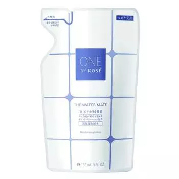 One by kose the water mate highly moisturizing lotion hyaluronic acid ceramide pore dry refill 150ml