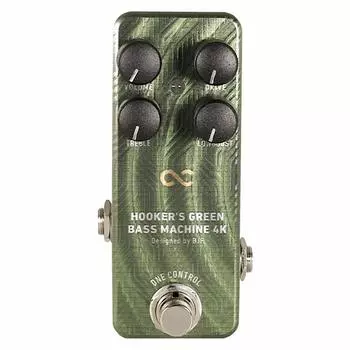 One Control Green Bass Machine 4K Overdrive Басовый эффектор Hooker s