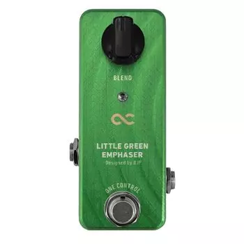 One Control LITTLE GREEN EMPHASER Booster гитарный эффектор зелёный