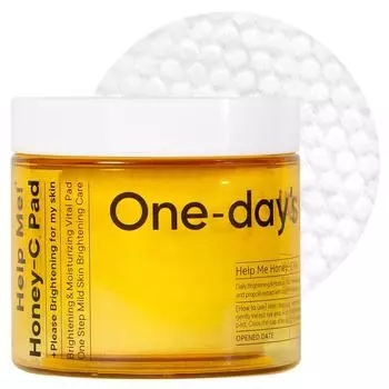 One Days You Help Me Honey Glow Seed Pad 60p, 60 листов, 1 шт.