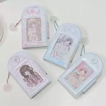 One Grid Cartoon Picture Album Three Inch Small Card Storage Album Photo Card Album Card Collect style A