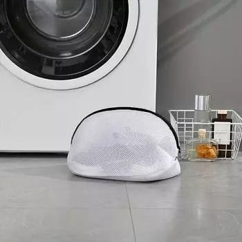 One Laundry Shoe Bag, Mesh Travel Shoe Organizer, Portable Laundry Protector, Anti-Distortion Mesh Laundry Organizer, Home Kitchen Storage Accessory белый